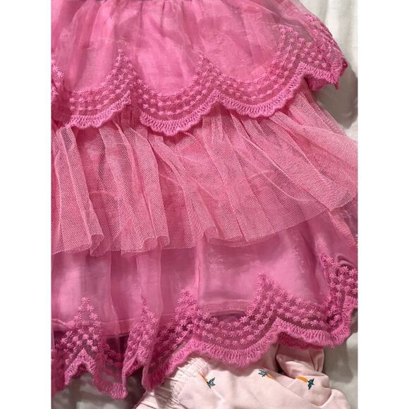 Matilda Jane Dreams Come True Dress Daydream Infant Girls Size 12 - 18 months Ex - Picture 9 of 14